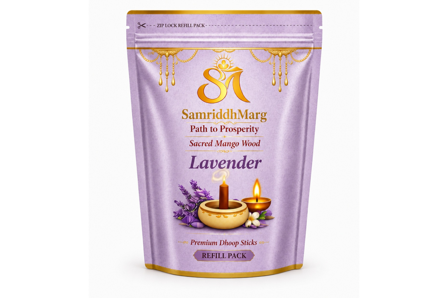 SamriddhMarg Lavender Dhoop Sticks