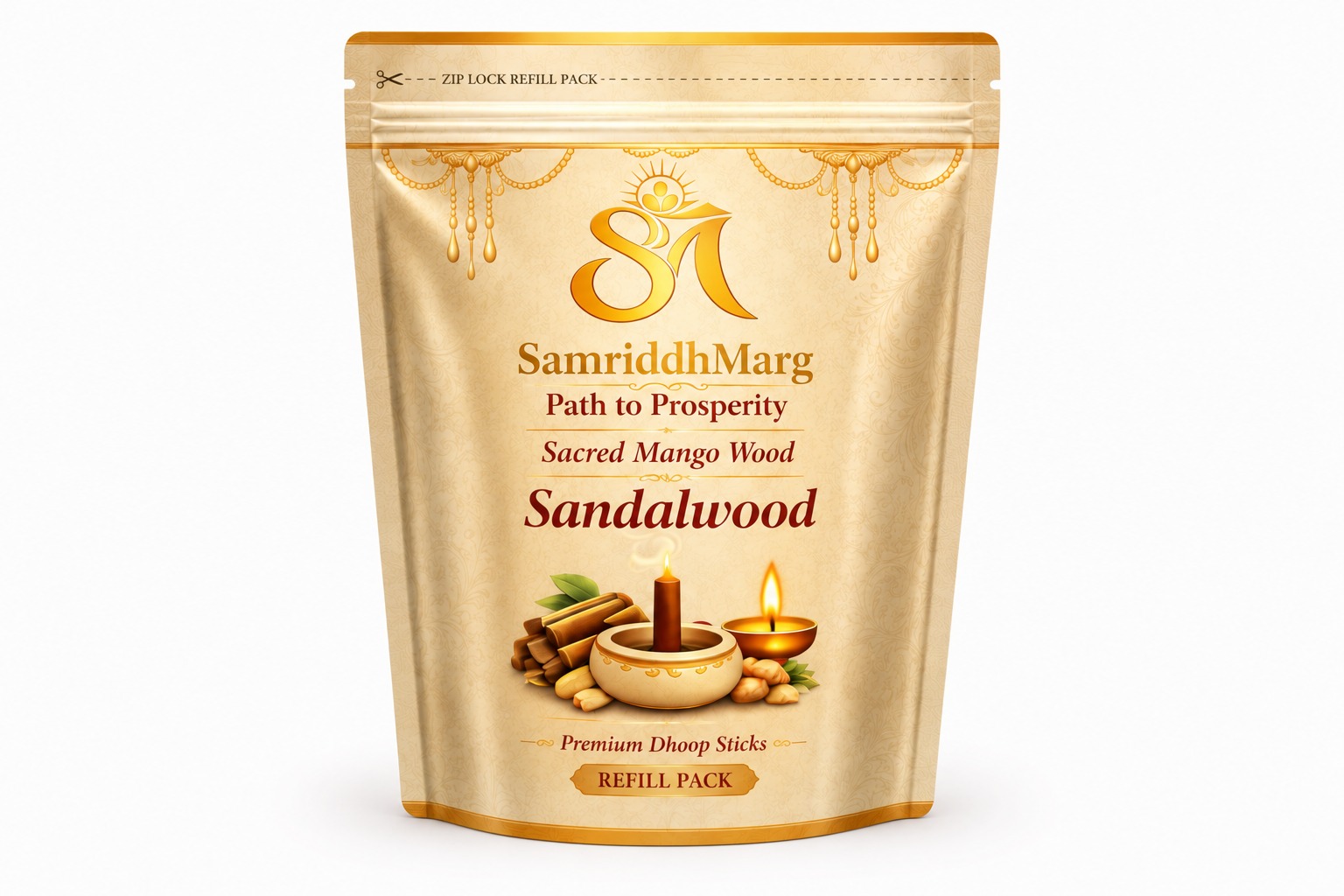 SamriddhMarg Sandalwood Dhoop Sticks