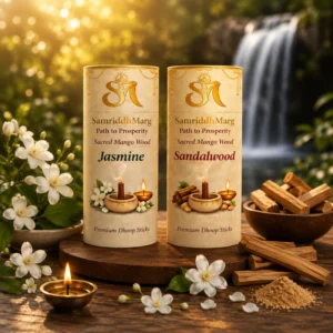 SamriddhMarg Jasmine & Sandalwood Dhoop Combo